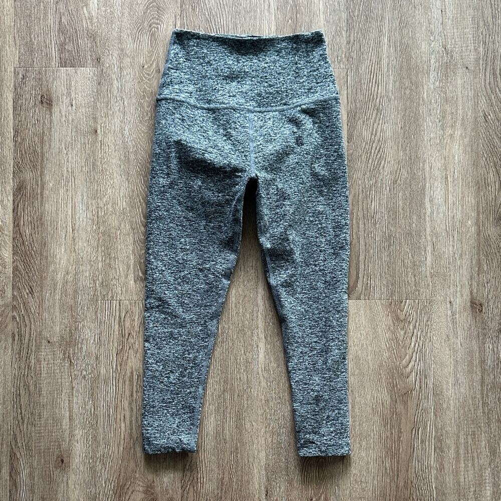 Beyond Yoga Space Dye‎ Caught In The Midi High Waisted Leggings Dark Grey Small